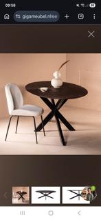 Ovale eettafel Ziggy - 160cm - GIGAMeubel, Huis en Inrichting, Tafels | Eettafels, Ophalen, Gebruikt, 100 tot 150 cm, 150 tot 200 cm