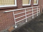Balustradehek, Tuin en Terras, Tuinhekken en Hekwerk, Ophalen, Zo goed als nieuw, IJzer, Dubbelstaafmat hekwerk