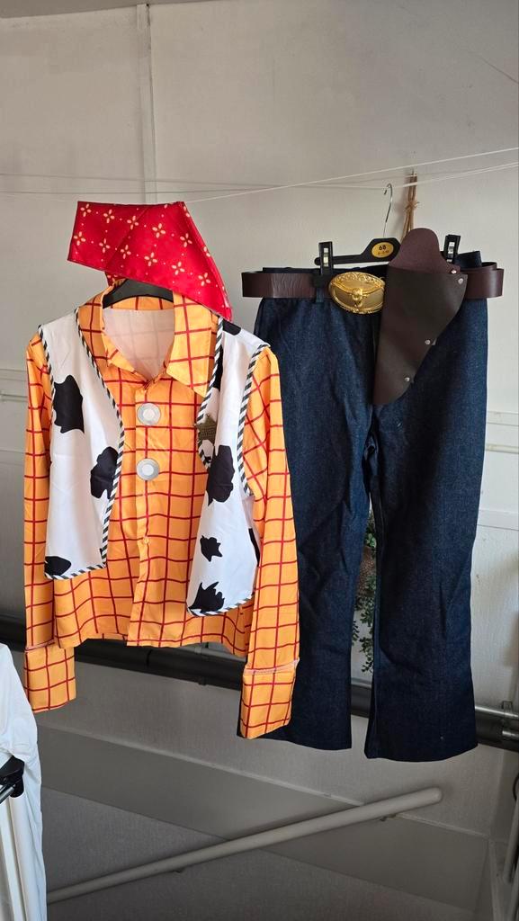 Woody Toy Story Verkleedpak Carnaval, Kinderen en Baby's, Carnavalskleding en Verkleedspullen, Zo goed als nieuw, Jongen of Meisje