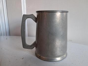Vintage Tinnen Bierpul beschikbaar voor biedingen