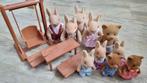 Vintage Sylvanian Families Bear/beer & Rabbit/konijn, Ophalen of Verzenden, Zo goed als nieuw
