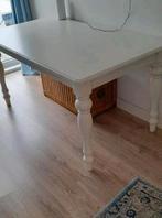 mdf eettafel wit. 160 x 90, Huis en Inrichting, Tafels | Eettafels, Ophalen, Gebruikt, 50 tot 100 cm, 150 tot 200 cm