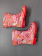 Roze regenlaarsjes met cupcakes - maat 19, Kinderen en Baby's, Babykleding | Schoentjes en Sokjes, Gebruikt, Meisje, Laarsjes