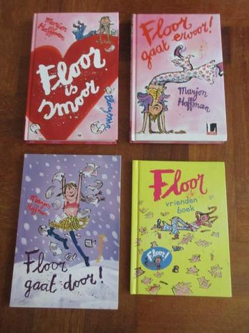 4 x boeken Floor ( 3 leesboeken + 1 vriendenboek) beschikbaar voor biedingen