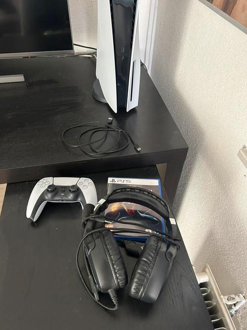 Playstation 5 Disk Edition, Spelcomputers en Games, Spelcomputers | Sony PlayStation 5, Zo goed als nieuw, Playstation 5, Ophalen of Verzenden