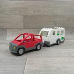 duplo auto met caravan, Kinderen en Baby's, Speelgoed | Duplo en Lego, Duplo, Gebruikt, Ophalen of Verzenden