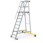 Zarges Platformladder 41205 Aluminium Ladder, Doe-het-zelf en Verbouw, Ladders en Trappen, Ophalen of Verzenden, Zo goed als nieuw