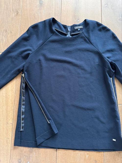Top van Tommy Hilfiger in maat 6/38, Kleding | Dames, Tops, Zo goed als nieuw, Maat 38/40 (M), Blauw, Lange mouw, Ophalen of Verzenden