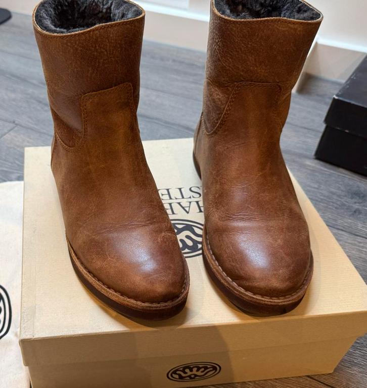 Shabbies Amsterdam Dames Schoenen Maat 39, Kleding | Dames, Schoenen, Zo goed als nieuw, Lage of Enkellaarzen, Bruin, Ophalen of Verzenden