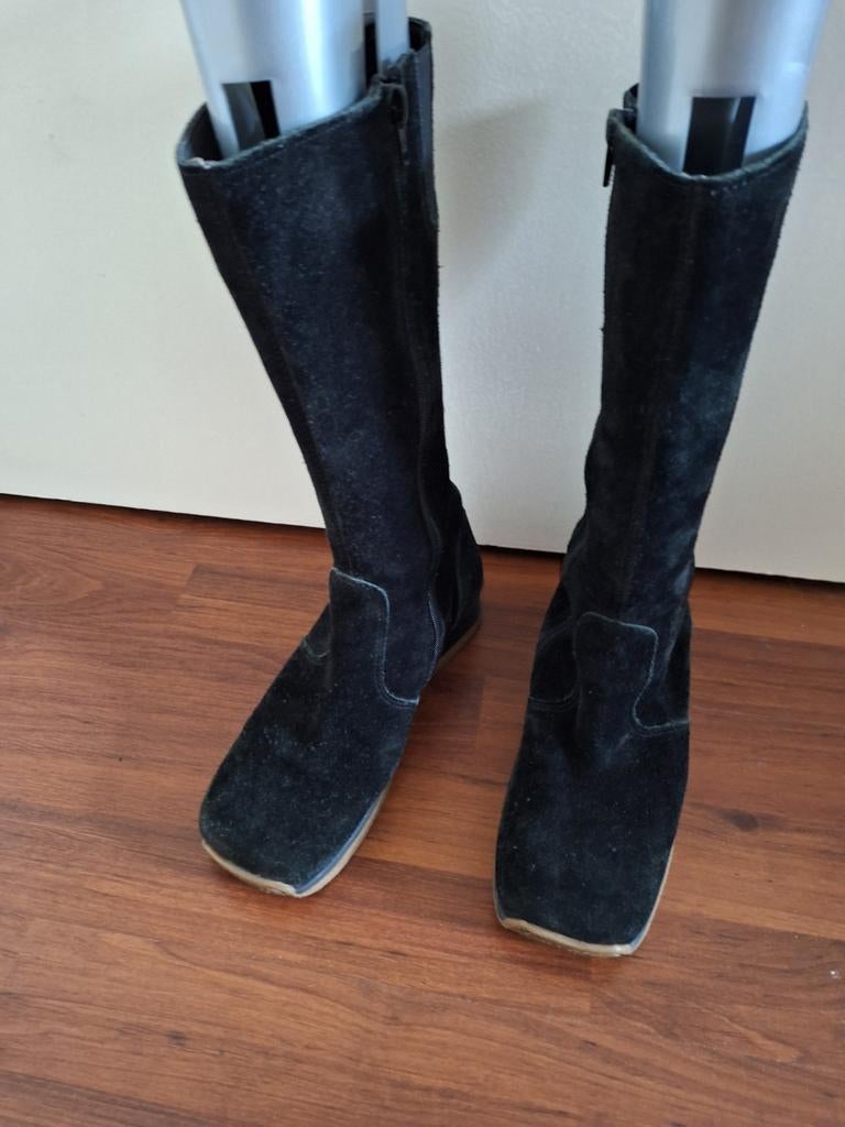 Vintage laarzen en schoenen, Kleding | Dames, Schoenen, Ophalen of Verzenden, Gedragen, Zwart, Hoge laarzen