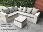 Steigerhout Bank Tuinbank Loungebank Loungeset Gratis Hocker, Nieuw, Ophalen of Verzenden, Bank, Loungeset