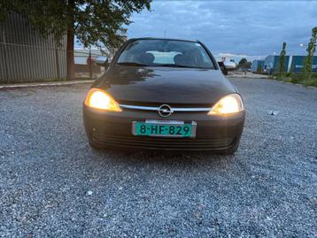 Opel Corsa 1.2 16V 3D 2003 Zwart beschikbaar voor biedingen