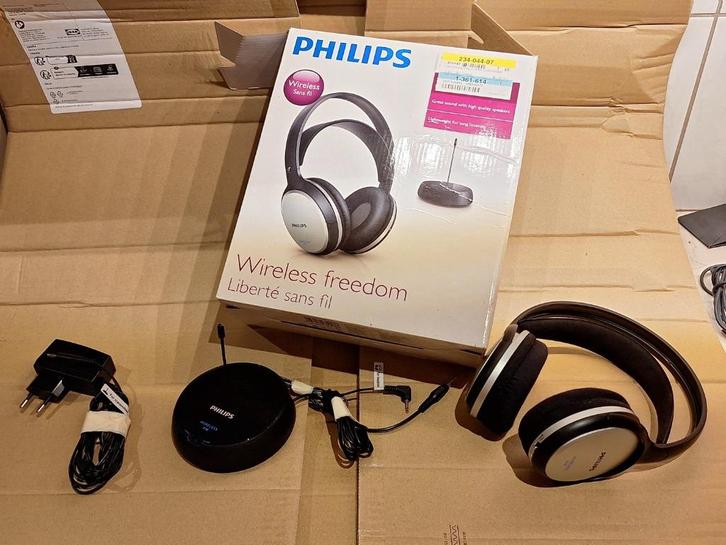 Philips Draadloze Hoofdtelefoon SHC5100/10 zgan - voor TV, Audio, Tv en Foto, Koptelefoons, Zo goed als nieuw, Over oor (circumaural)