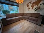 Bruine hoekbank,  3+2.5 zits - 285x250, Huis en Inrichting, Banken | Bankstellen, Ophalen, 250 tot 300 cm, Gebruikt, 100 tot 125 cm