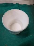 bloempot blauw grijs gestreept, Tuin en Terras, Bloempotten, Ophalen of Verzenden, 'T Olde Gre-j, Info@toldegrej.nl, Endepoelstraat 20f Didam