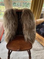 Nieuw! Handgemaakte bodywarmer van schotse hoogland koe, Maat 38/40 (M), Bruin, Nieuw, Ophalen of Verzenden