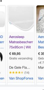 Aerosleep Set - Wieg Matrasbeschermer + Bedomrander, Ophalen of Verzenden, Zo goed als nieuw, Wieg