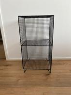 Twee nachtkastje, metaaldraad zwart, Huis en Inrichting, Slaapkamer | Nachtkastjes, Ophalen, Minder dan 45 cm, 55 tot 70 cm, Zo goed als nieuw