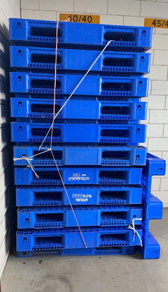 Vloer voor in voortent / kunststof pallets (seizoensplek), Caravans en Kamperen, Kampeeraccessoires, Zo goed als nieuw, Ophalen