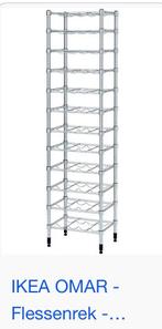 Flessenrek IKEA Omar, Ophalen, Gebruikt, 25 flessen of meer, Metaal