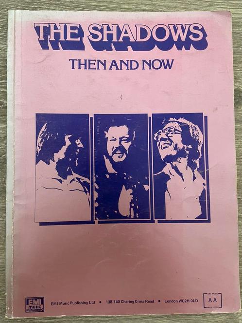 The Shadows - Then and now (voor piano/keyboard en gitaar), Muziek en Instrumenten, Bladmuziek, Gebruikt, Artiest of Componist