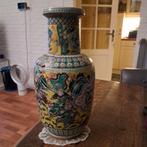 Chinese Vaas met Roze Kleur 36 cm, Antiek en Kunst, Ophalen of Verzenden
