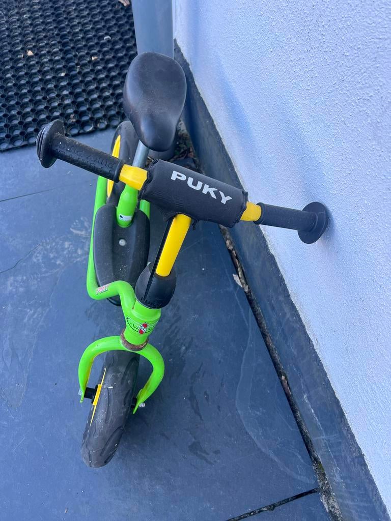 Puky Loopfiets - Groen/Geel, Kinderen en Baby's, Speelgoed | Buiten | Voertuigen en Loopfietsen, Ophalen, Gebruikt, Loopfiets