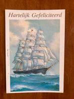 Hartelijk Gefeliciteerd. Zeilschip Cutty Sark., Verzamelen, Ophalen of Verzenden, Gebruikt, Zeilboot, Kaart, Foto of Prent
