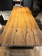 Eiken houten wagon tafel, Ophalen, Nieuw, Vijf personen of meer, Rechthoekig
