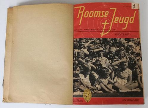 Maandblad Roomse Jeugd gebonden boek jaargang 1946-1947, Antiek en Kunst, Antiek | Boeken en Bijbels, Ophalen of Verzenden