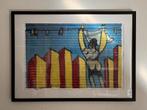 Herman Brood 2 zeefdrukken Wasvrouw en Wolkenkrabbers, Antiek en Kunst, Kunst | Litho's en Zeefdrukken, Ophalen