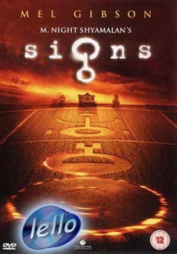 M. Night Shyamalan Signs (2002 Mel Gibson Joaquin Phoenix)UN beschikbaar voor biedingen