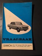 Vraagbaak Simca 1301 _ 1501 1967 / 1970, Ophalen of Verzenden