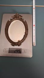 Koperen antieke spiegel, Antiek en Kunst, Ophalen of Verzenden