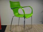 2 exclusieve groene design stoelen in keurige staat, Ophalen, Twee, Overige kleuren, Design