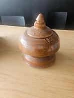 Schoorsteen kap 18 met veegknop bruin verglaasd, Huis en Inrichting, Kachels, Ophalen of Verzenden, Zo goed als nieuw, Hout, Houtkachel