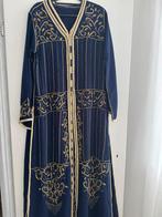 Marokkaanse takchita jurk zgan inc riem, Ophalen of Verzenden, Zo goed als nieuw, Blauw, Overige typen