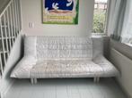 Vintage Rolf Benz wit leren bankje, Ophalen, Gebruikt, 150 tot 200 cm, Tweepersoons