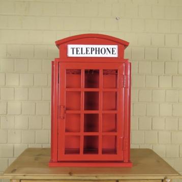 23798 Vitrine engelse telefoon cel beschikbaar voor biedingen