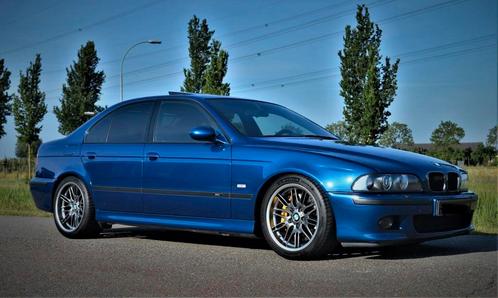 BMW 5-serie M5 E39 blauw|leer|zeer netjes|liefhebber, Auto's, BMW, Particulier, 5-Serie, ABS, Airbags, Airconditioning, Alarm