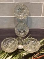 Peper en zoutschaaltje persglas (030724c), Ophalen of Verzenden