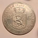2,5 Gulden 1898, Postzegels en Munten, Munten | Nederland, Zilver, 2½ gulden, Koningin Wilhelmina, Ophalen of Verzenden