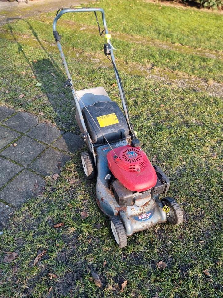 Honda Grasmaaier - Betrouwbaar en Krachtig, Tuin en Terras, Grasmaaiers, Gebruikt, Benzine-grasmaaier, 40 t/m 49 cm, Opvangzak