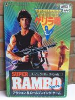 RAMBO Retro MSX 2 Metalen Wandbord Poster |, Verzamelen, Verzenden, Nieuw, Film, Foto of Kaart