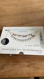 Geboorteslinger stof ‘hoera een amsterdammertje’, Ophalen of Verzenden, Zo goed als nieuw