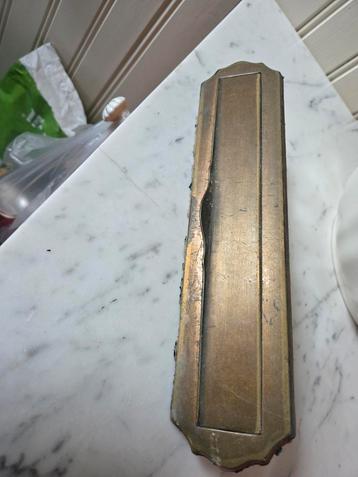 Bronzen Brievenbus Plaat - Vintage Look beschikbaar voor biedingen