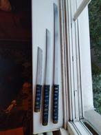 Katana, wakisashi, tanto: set decoratie zwaarden (staal), Antiek en Kunst, Kunst | Niet-Westerse kunst, Ophalen of Verzenden