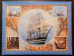 MB puzzel 1000 stukjes Zeilschepen, Ophalen of Verzenden, 500 t/m 1500 stukjes, Gebruikt, Legpuzzel