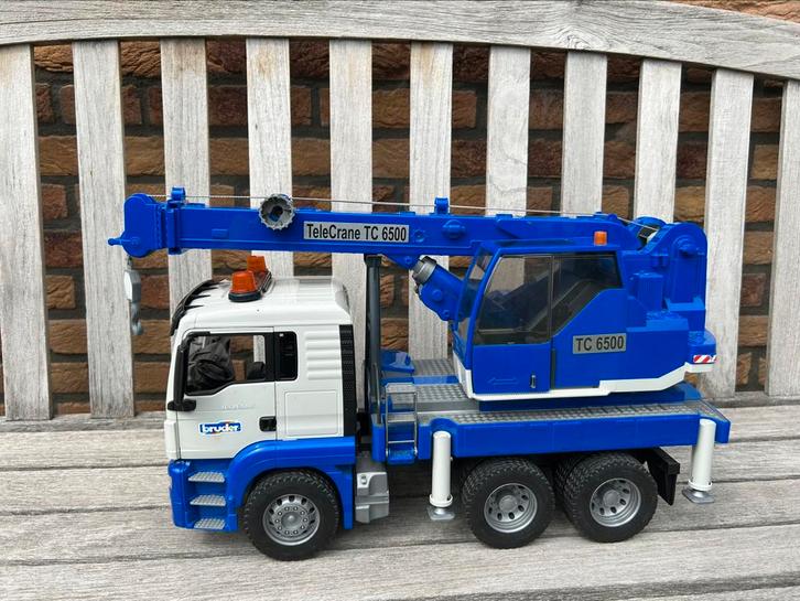 Bruder kraan, Kinderen en Baby's, Speelgoed | Speelgoedvoertuigen, Gebruikt, Ophalen