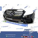 W205 FACELIFT AMG VOORBUMPER + PANAMERICANA GRIL 2019 Merced, Auto-onderdelen, Carrosserie en Plaatwerk, Gebruikt, -, Voor, Ophalen of Verzenden